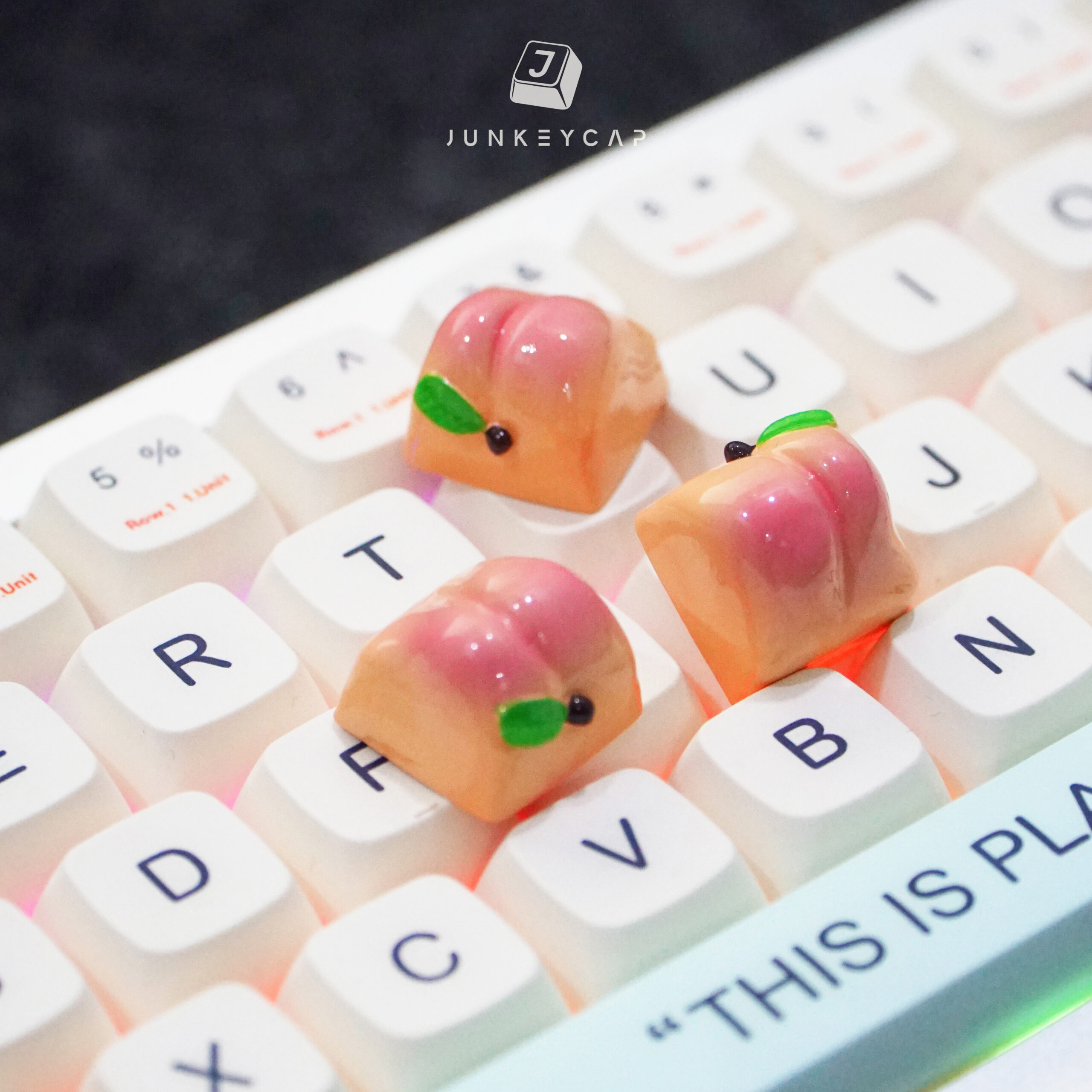 Peach Keycap 1