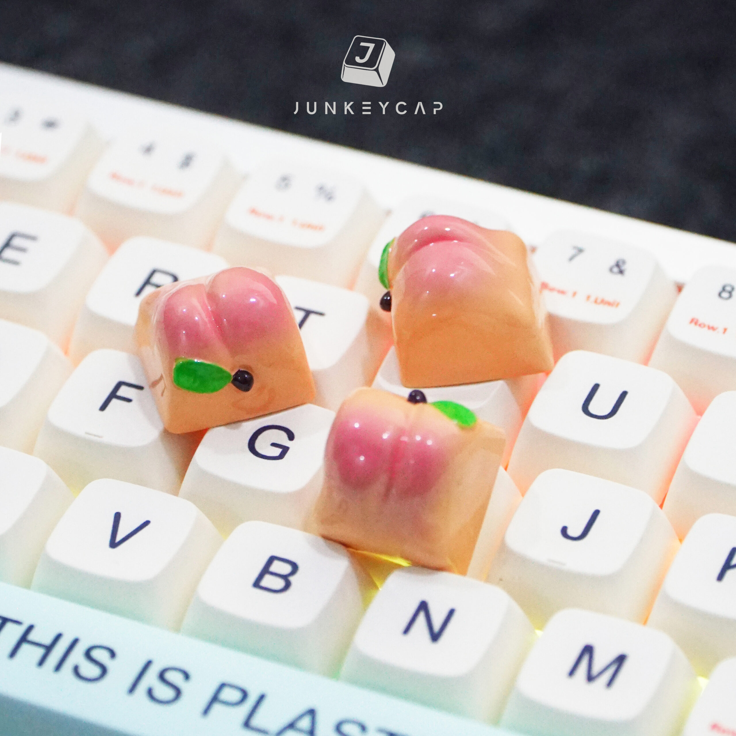 Peach Keycap 2