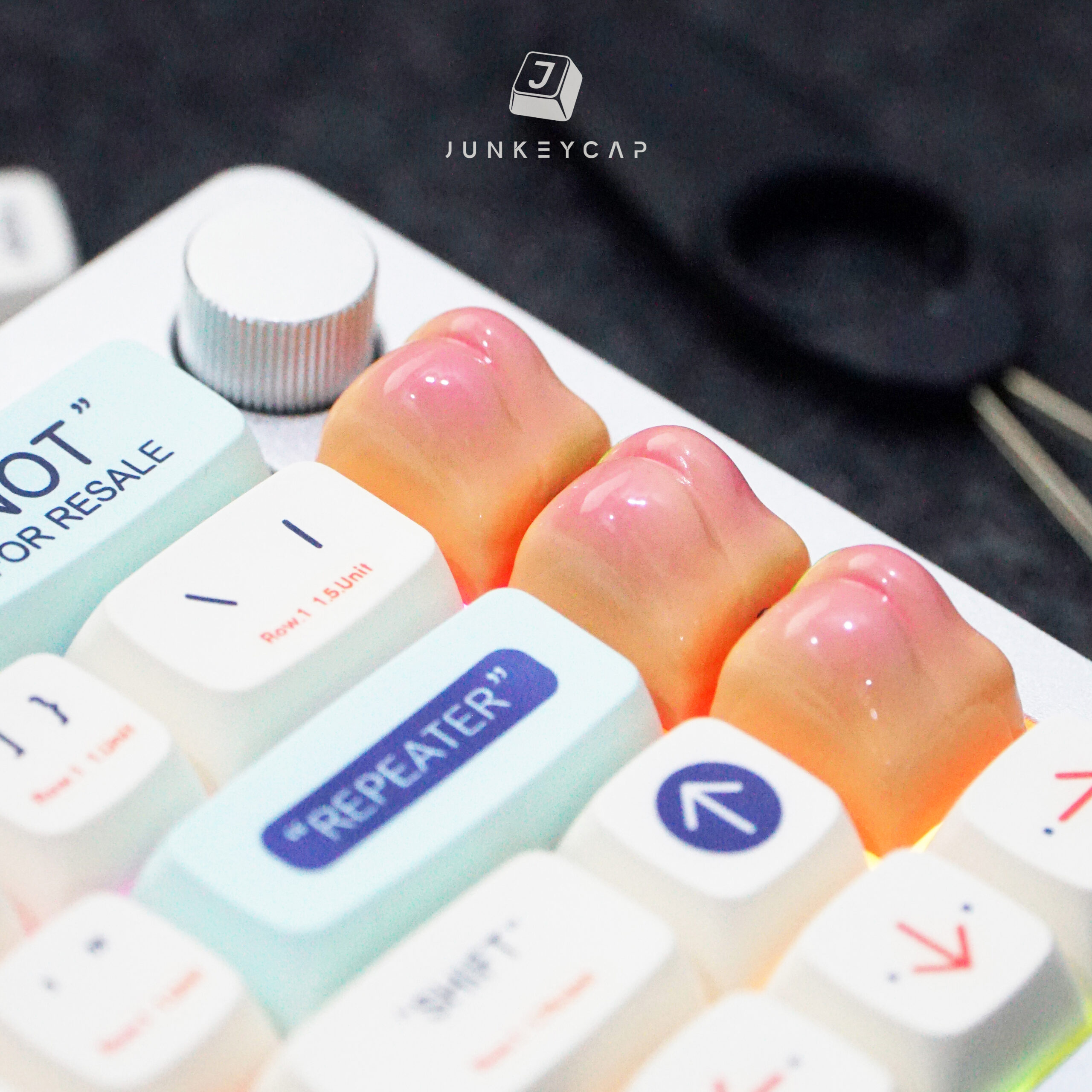 Peach Keycap 3