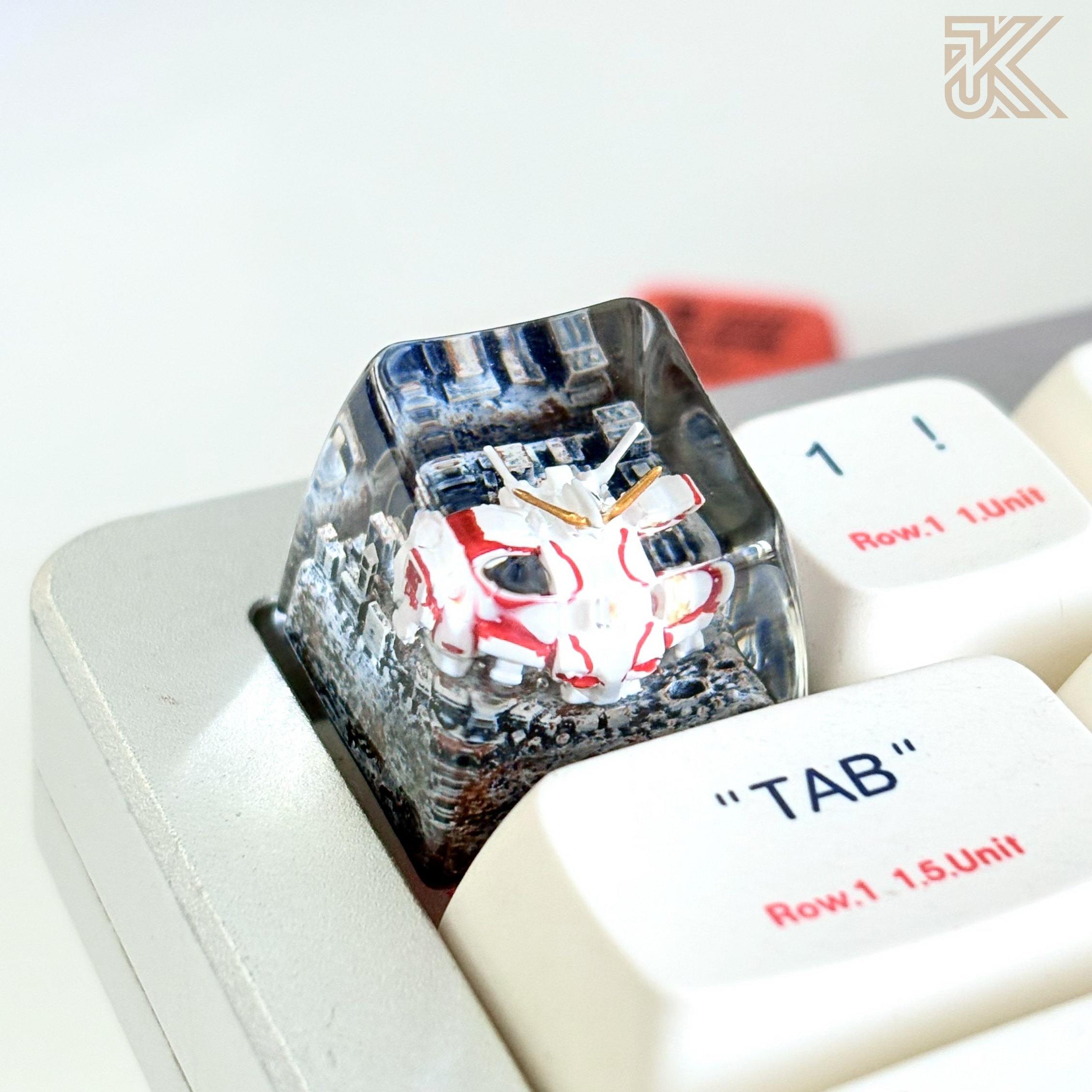 Gundam Unicorn Keycap 4