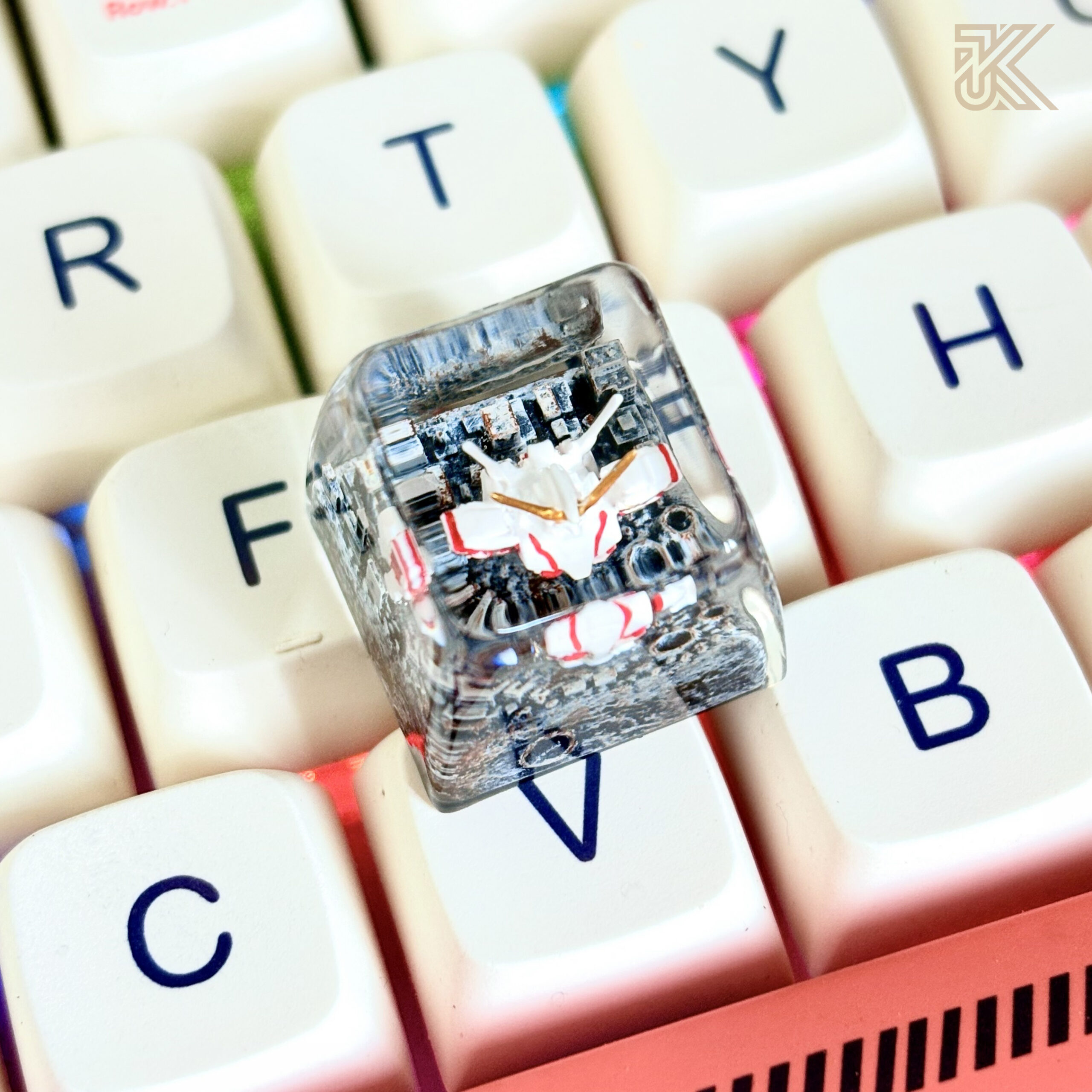Gundam Unicorn Keycap