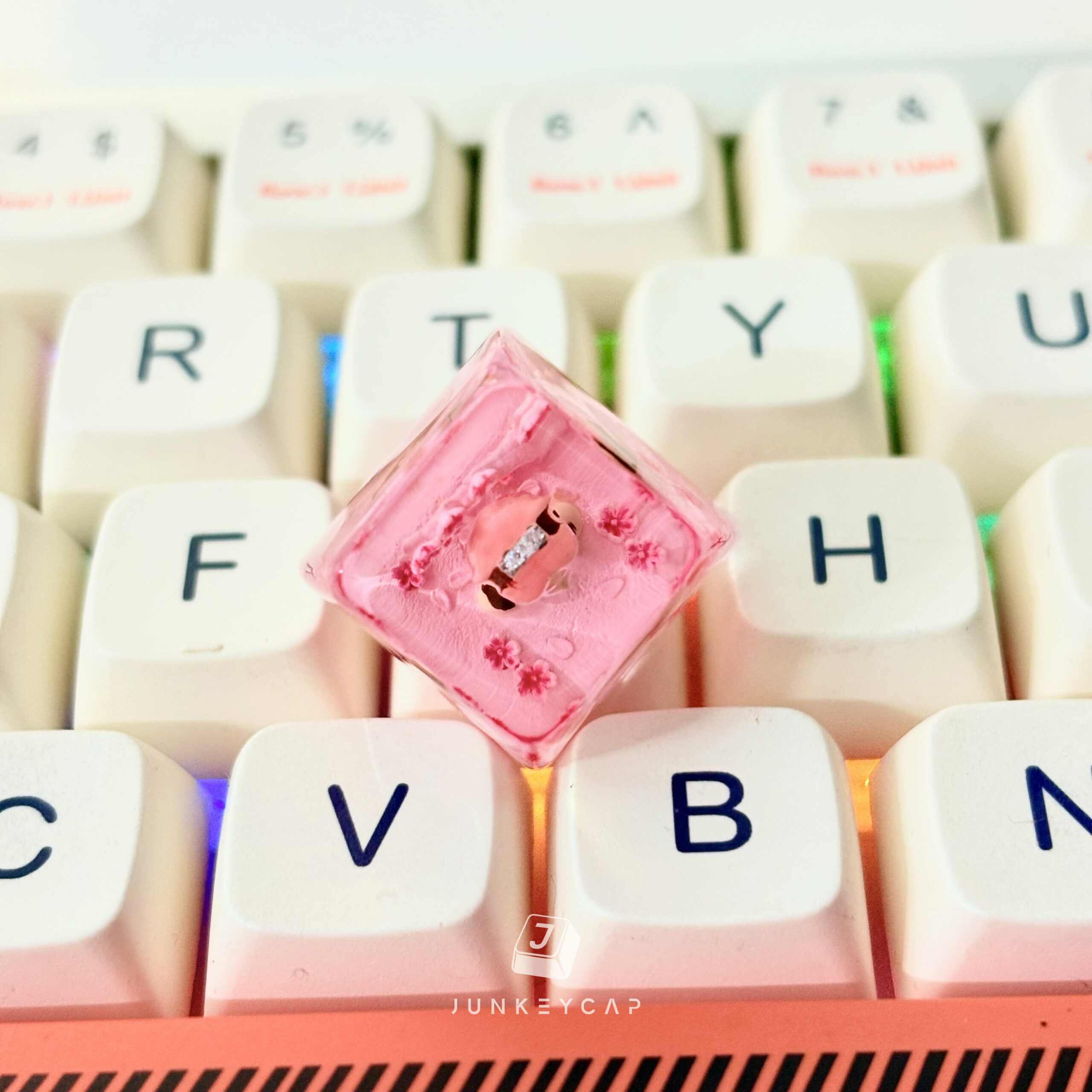 Sakura Resin Keycap 4