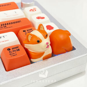 Corgi Dog Artisan Keycap Set 4