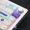 Purple Cat Keycap 1