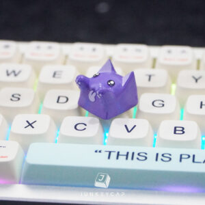 Purple Cat Keycap 4