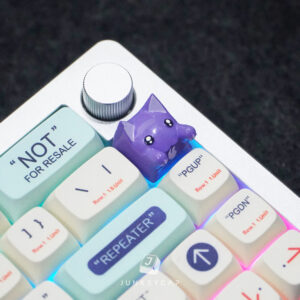 Purple Cat Keycap 5