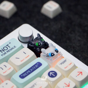 Toothless & Light Fury Keycap 1