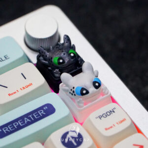 Toothless & Light Fury Keycap